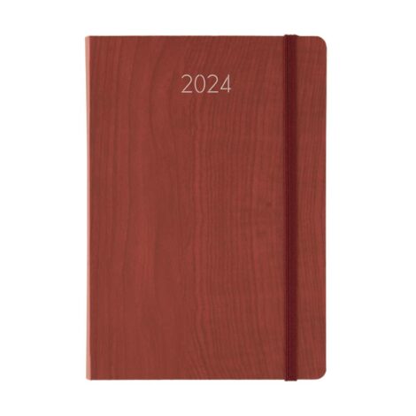 Ημερήσιο ημερολόγιο 2024 Natura Μπορντώ